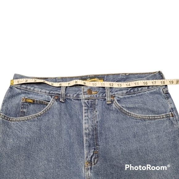 Lee Regular Fit Straight Leg Blue Jeans - Picture 6 of 8